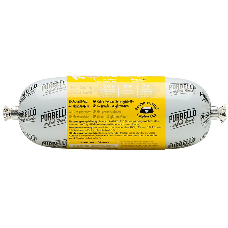 Purbello - Hunderolle mit Huhn - 1 x 200g - 5