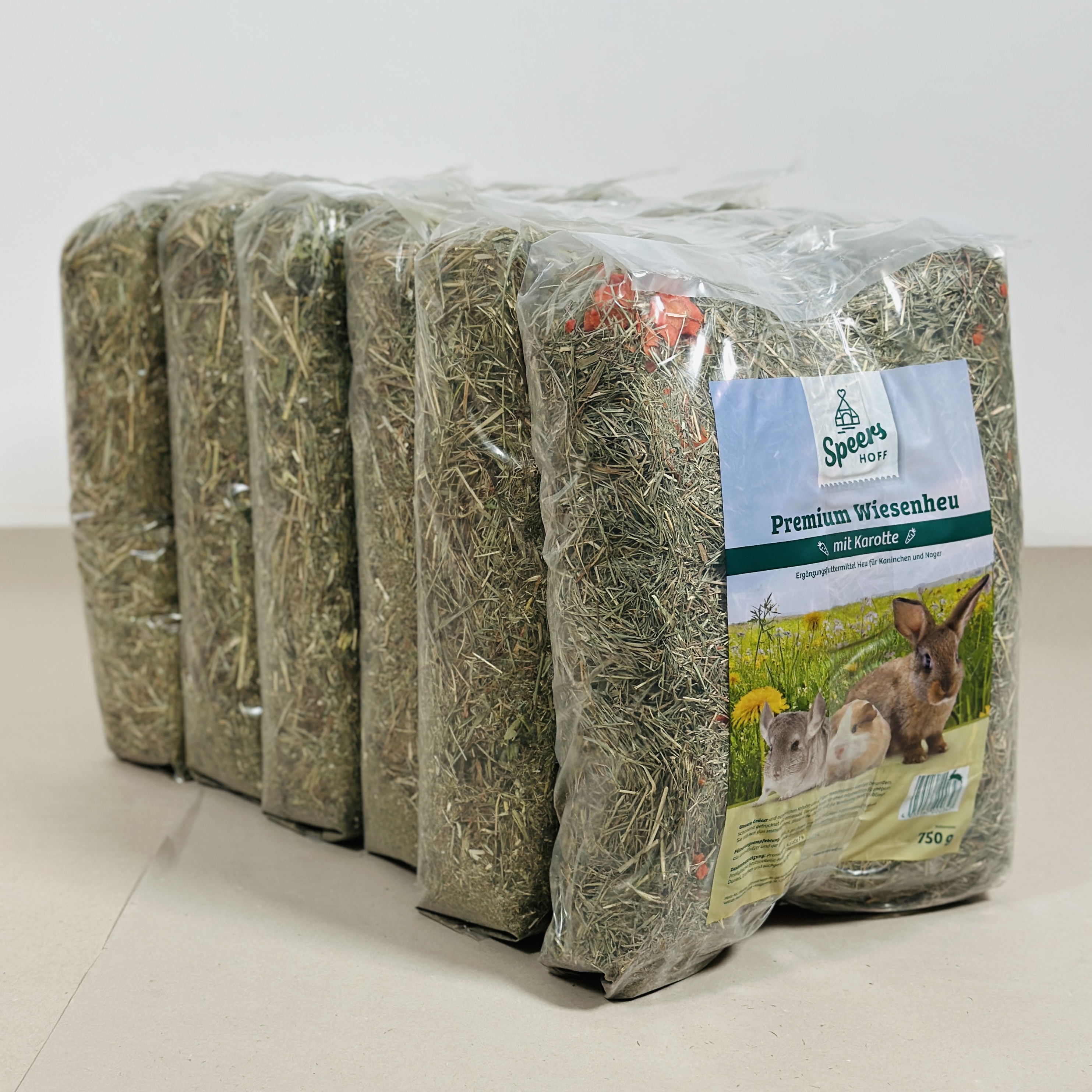 Speers/Marschhof - Premiumheu mit Karotte - 1 x 750g - 2