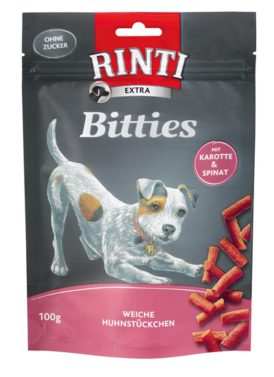 Rinti - Extra Bitties Huhn mit Karotte und Spinat