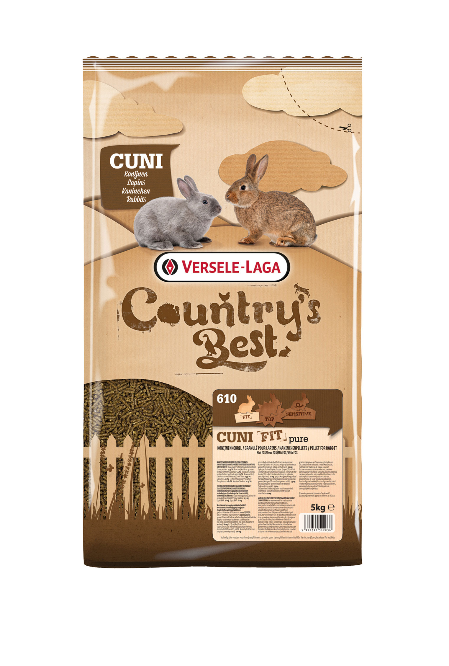 Cunifit Pure Countrys Best Kaninchenpellets