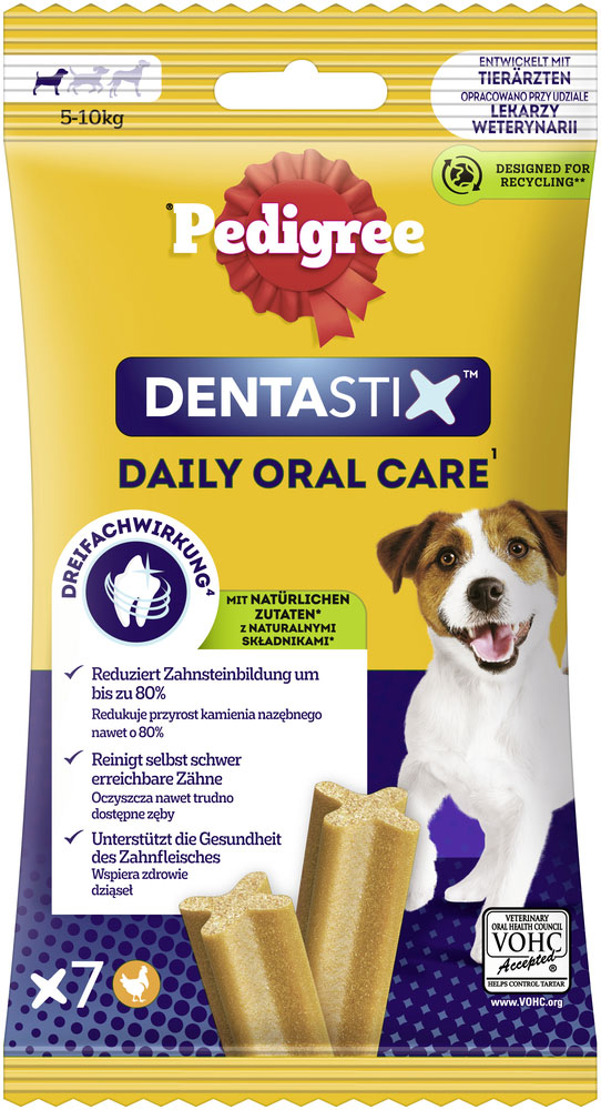 Pedigree - Dentastix Tägliche Zahnpflege für kleine Hunde - 1 x 7 Stück - 2