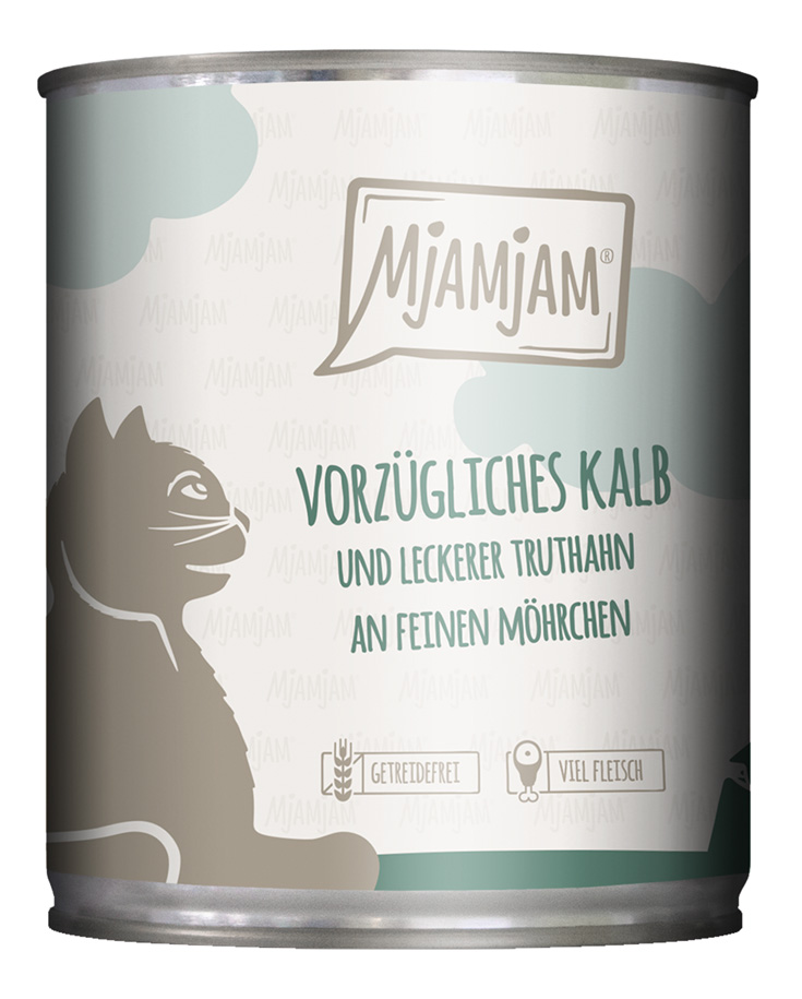 vorzügliches Kalb & Truthahn an leckeren Möhrchen