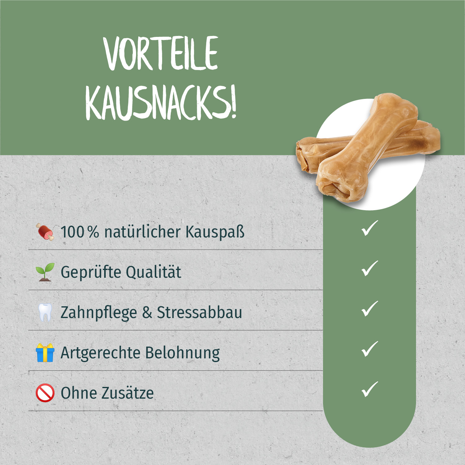 Primox - Kauknochen 14cm 225g - 1 x 3 Stück - 3