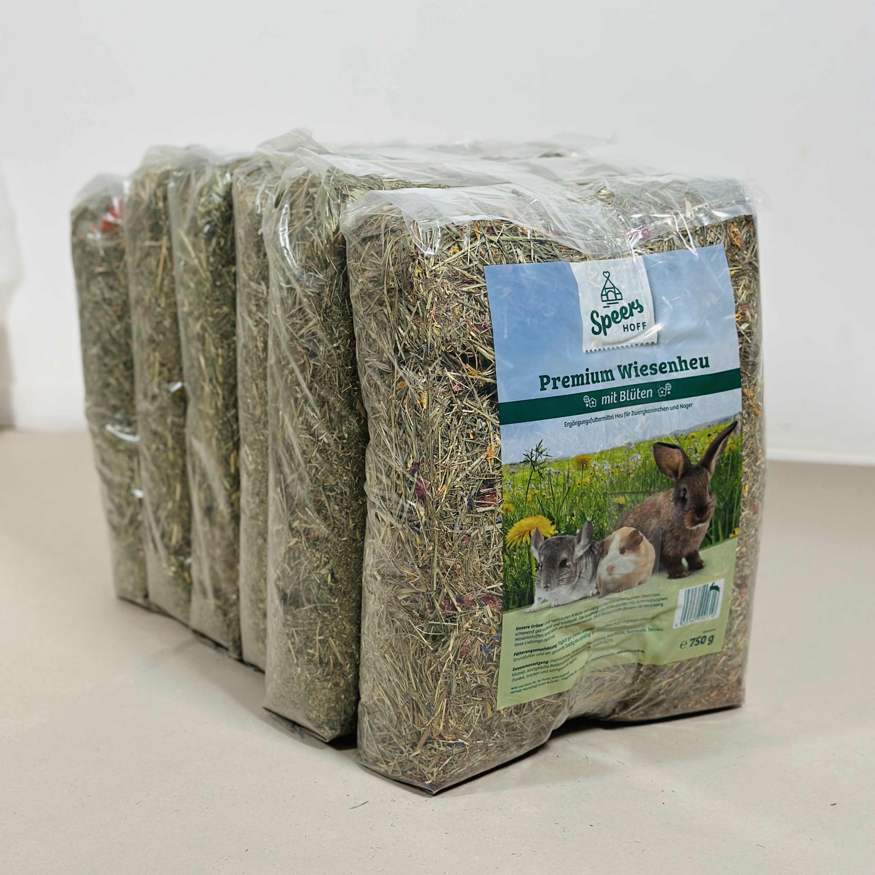 Speers/Marschhof - Premiumheu mit Blüten - 1 x 750g - 2