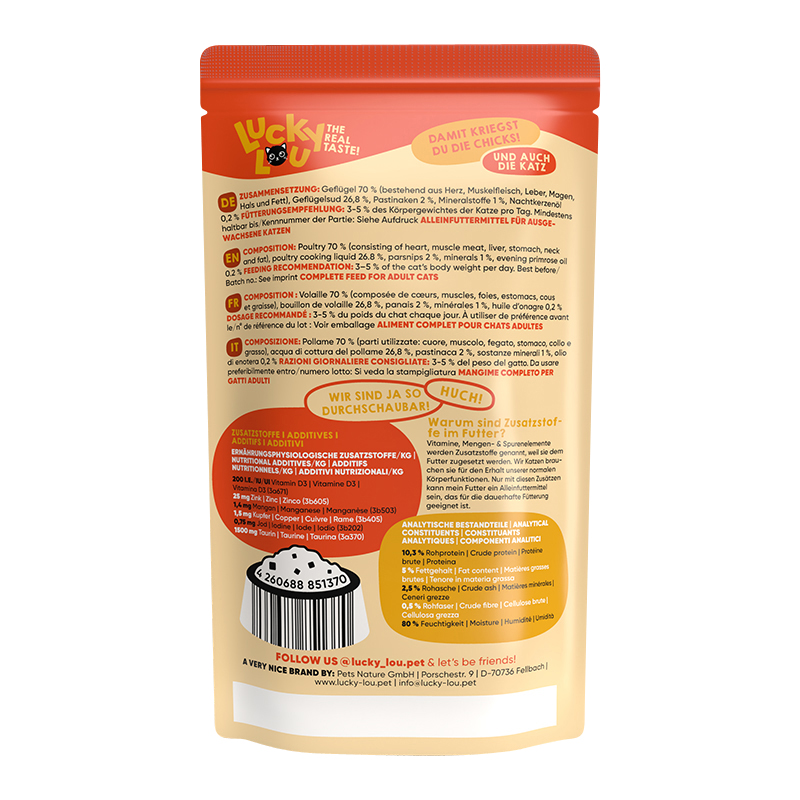 Lucky Lou - Geflügel - 16 x 125g - 2