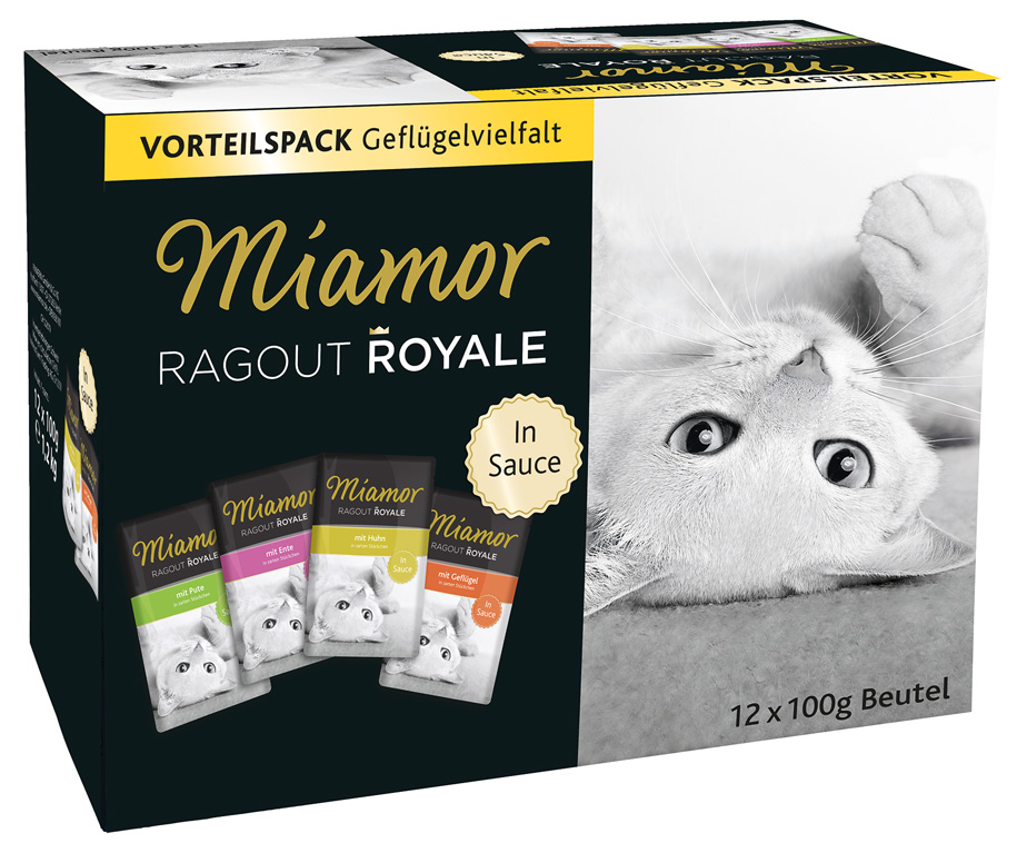 Miamor Ragout Royal Geflügelvielfalt in Sauce Multibox