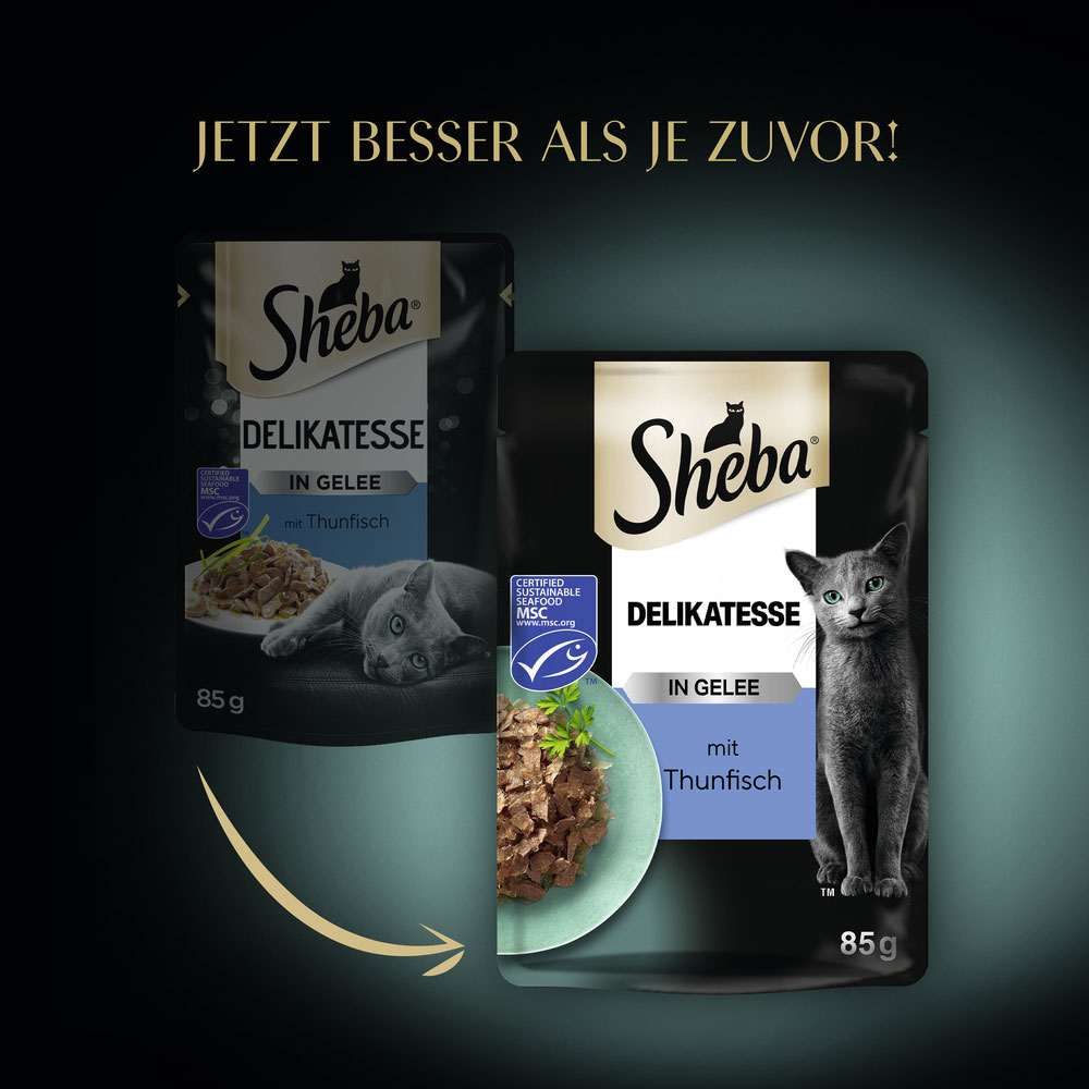 Sheba - Delicatesse in Gelee mit Thunfisch - 28 x 85g - 4