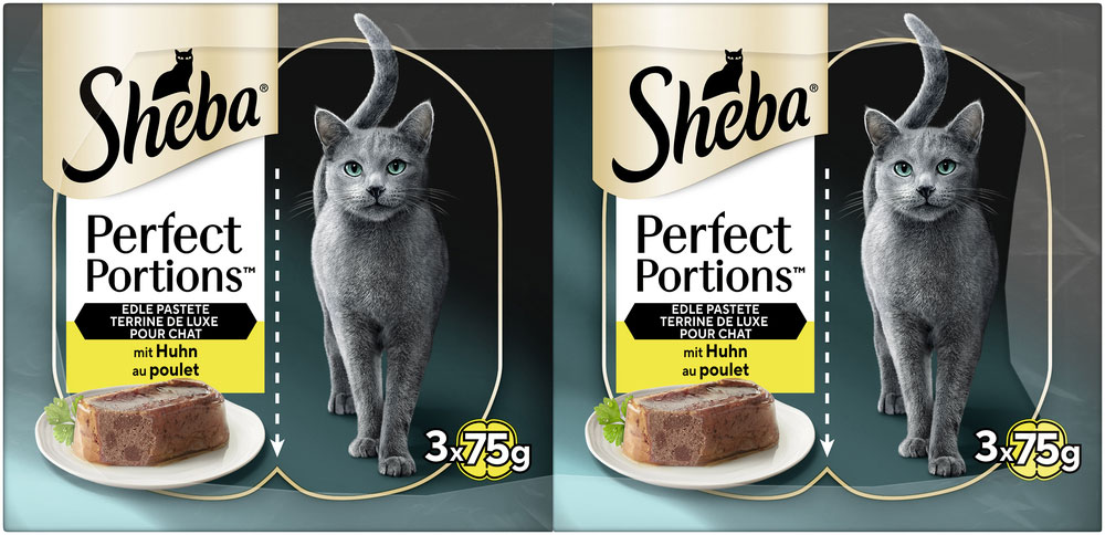 Sheba - Sheba Perfect Portions mit Huhn - 8 x 6X37,5g - 4
