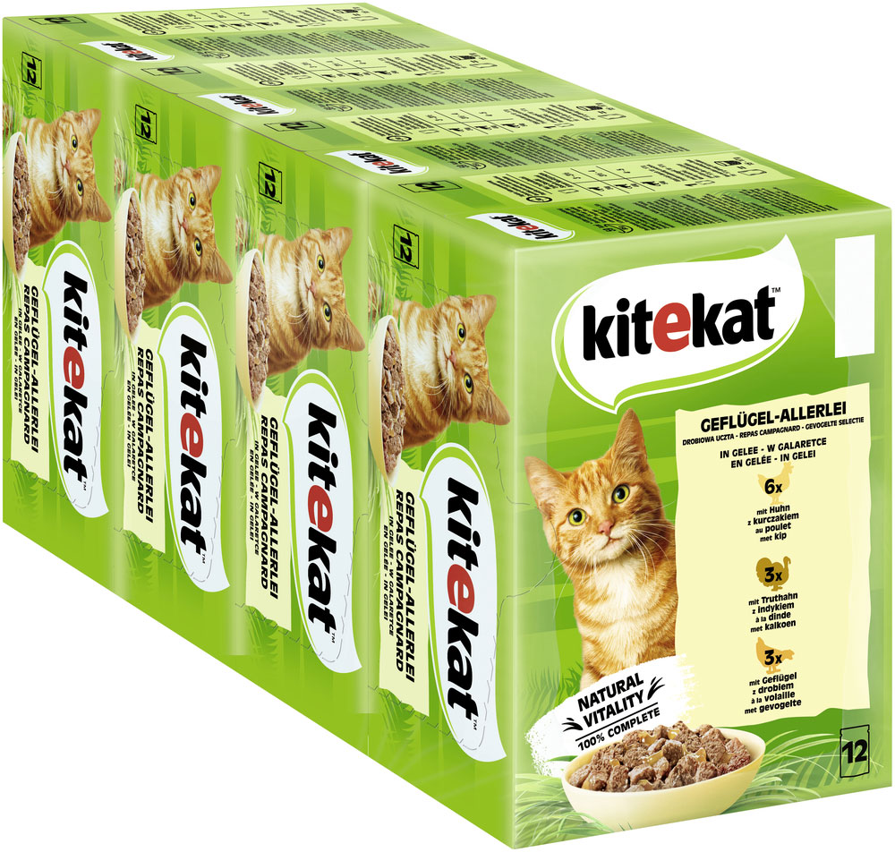 Kitekat - MP Geflügel Allerlei - 4 x 12X85g - 3