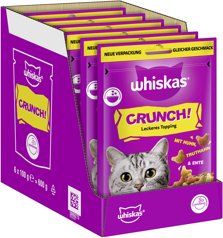 Whiskas - Crunch Huhn, Truthahn & Ente - 1 x 100g - 2