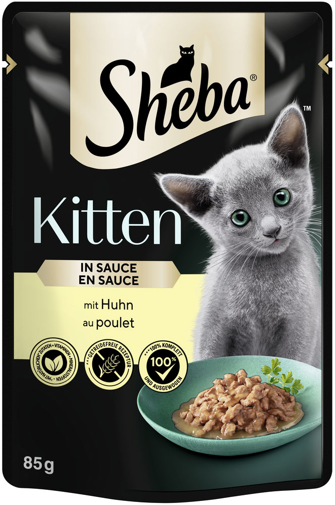 Sheba - Kitten mit Huhn in Sauce - 28 x 85g - 2