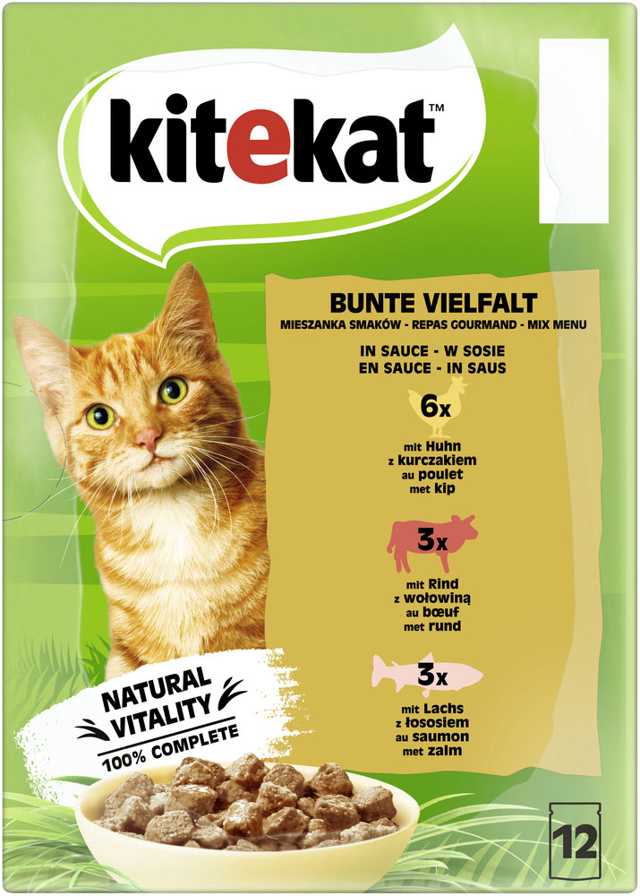 Kitekat - MP Bunte Vierfalt - 4 x 12X85g - 5