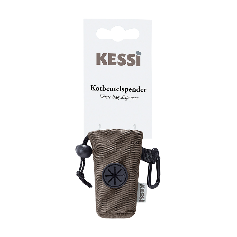 Kessi - Kotbeutelspender braun - 1 x 1 Stück - 2