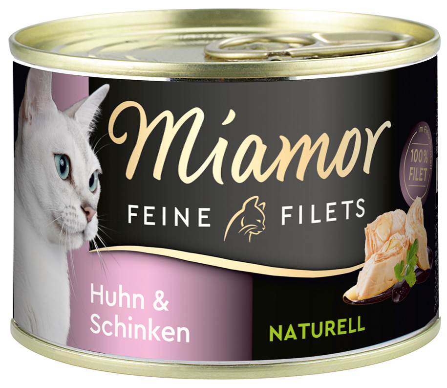 Feine Filets Natur Huhn & Schinken