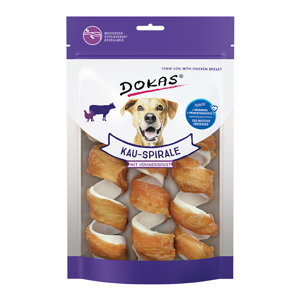 Kau-Spirale mit Hühnerbrust