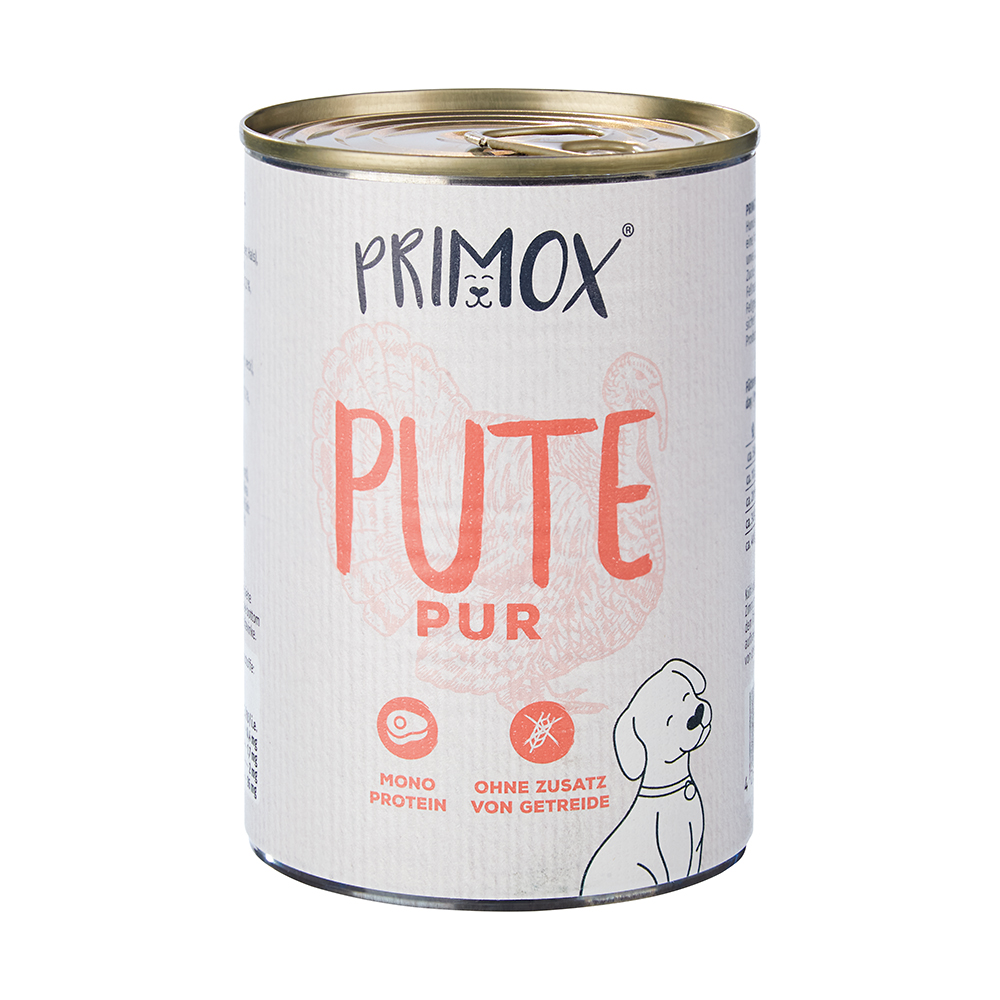Hunde Nassfutter Pute PUR 6 x 400G