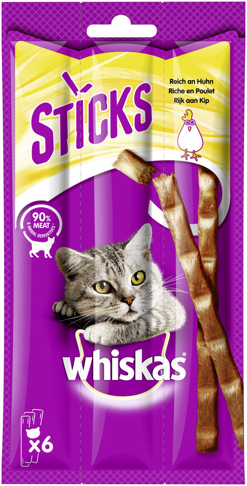 Whiskas - Sticks Huhn 36g - 1 x 36g - 2