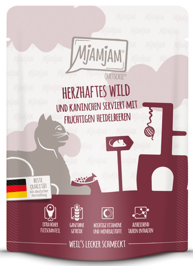 herzhaftes Wild & Kaninchen an fruchtigen Heidelbeeren