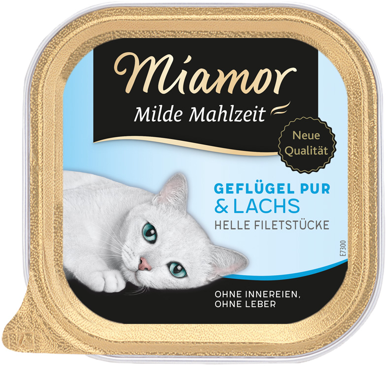 Miamor - Milde Mahlzeit Geflügel &amp; Lachs
