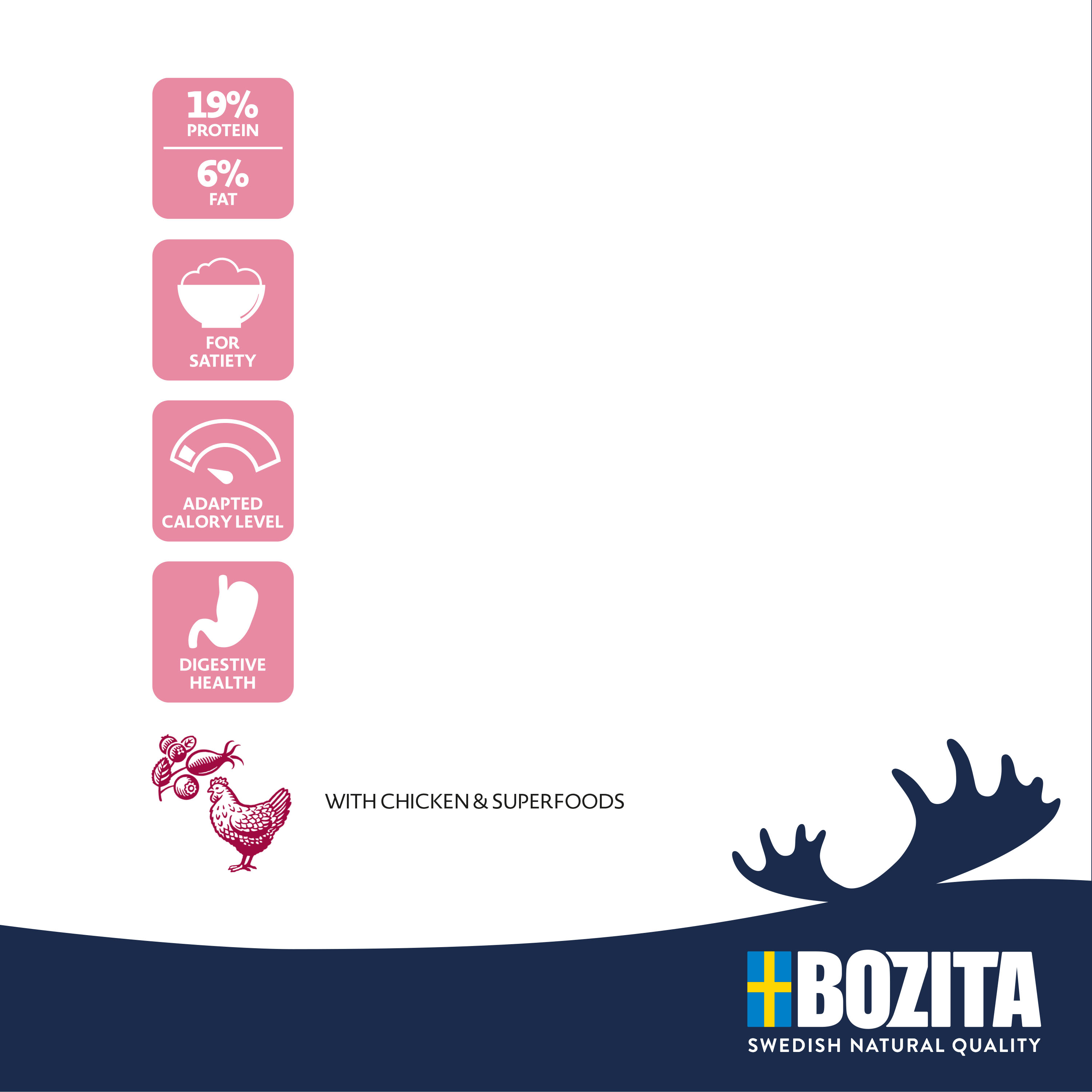 Bozita - Original Adult Light - 1 x 3kg - 3
