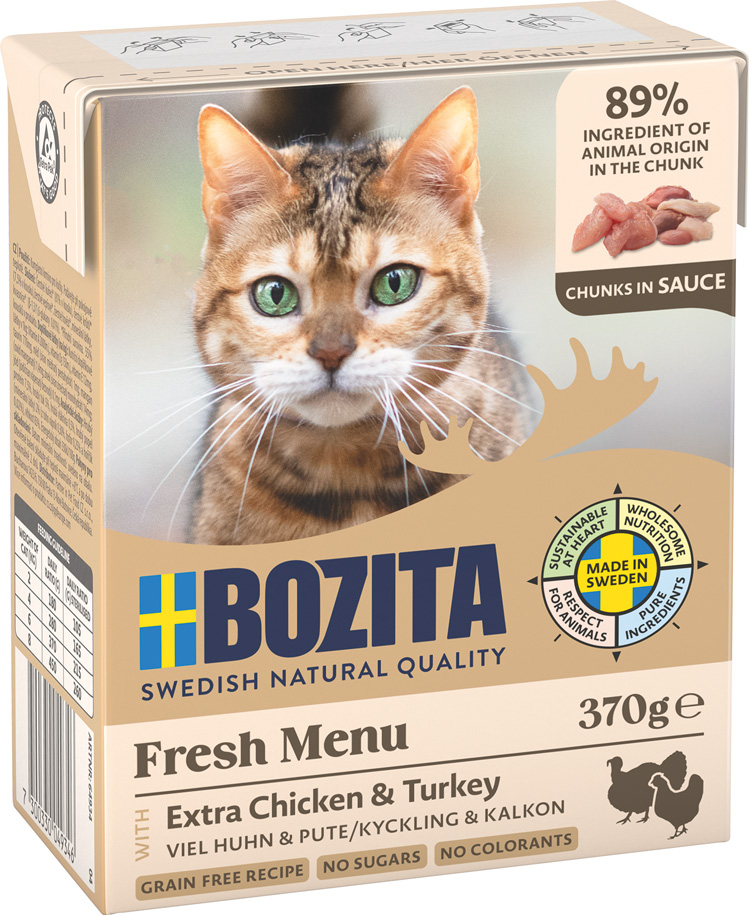 Häppchen in Soße Hühnchen & Pute