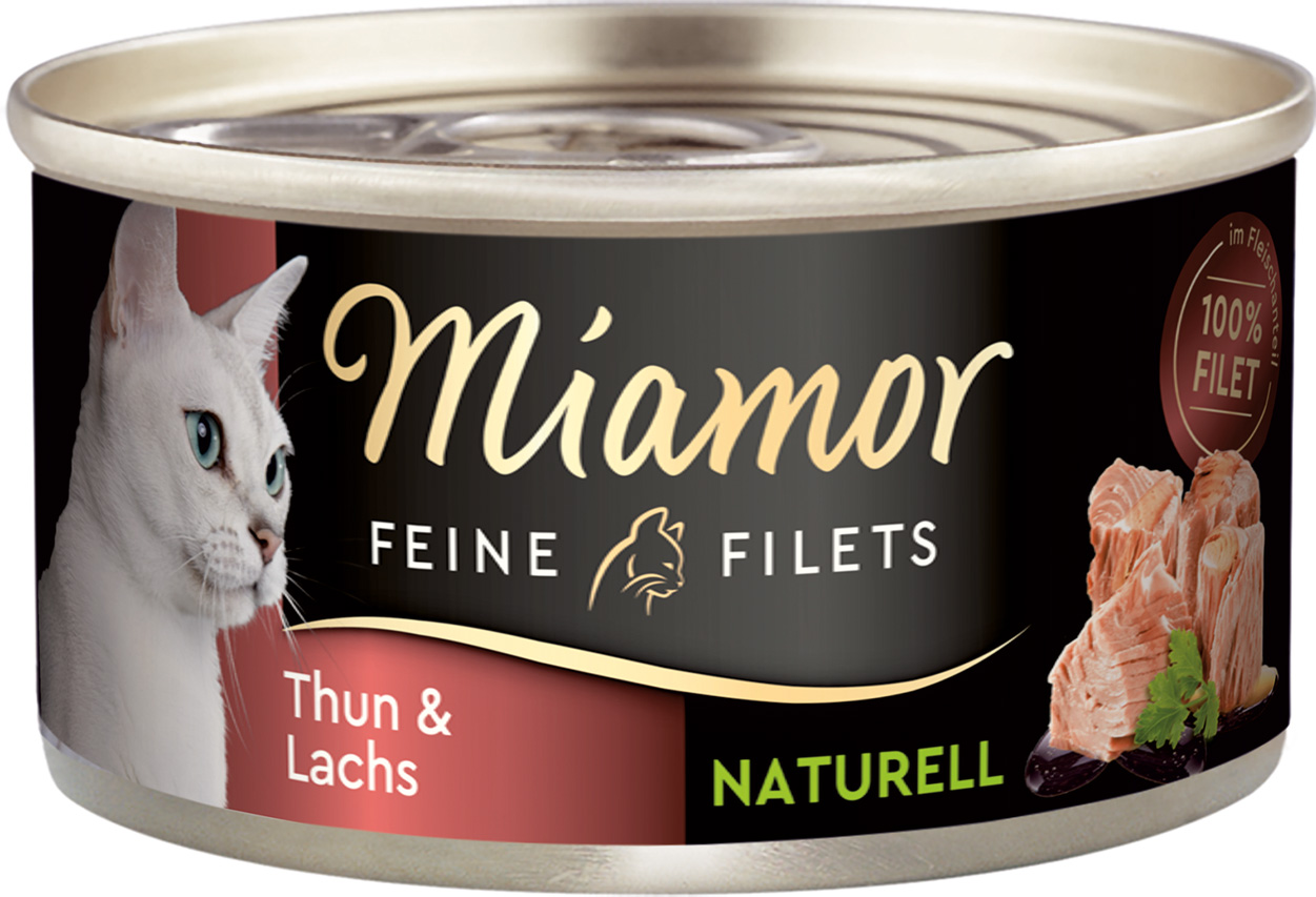 Feine Filets Natur Thunfisch & Lachs