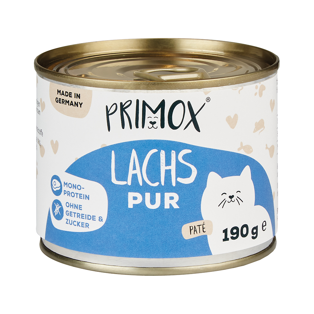 Katzenfutter Lachs Pur 6x190g