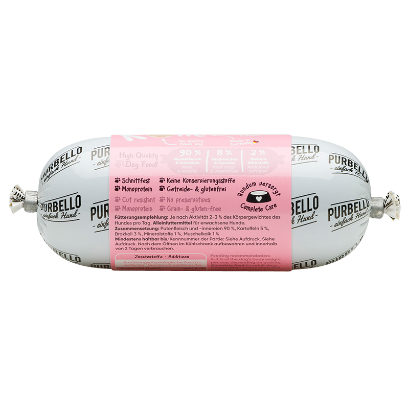 Purbello - Hunderolle mit Pute - 1 x 200g - 5