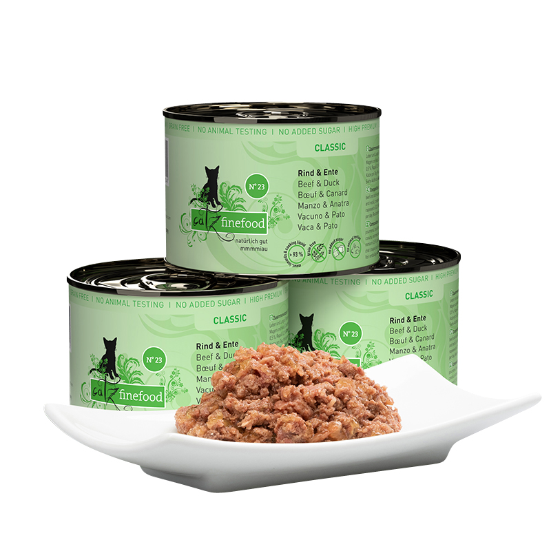 Catz Finefood - No. 23 Rind & Ente - 6 x 200g - 3