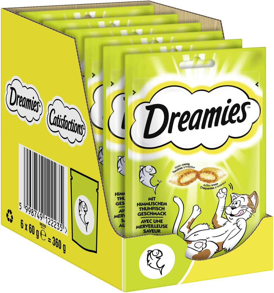 Dreamies - mit Thunfisch 60g - 1 x 60g - 2