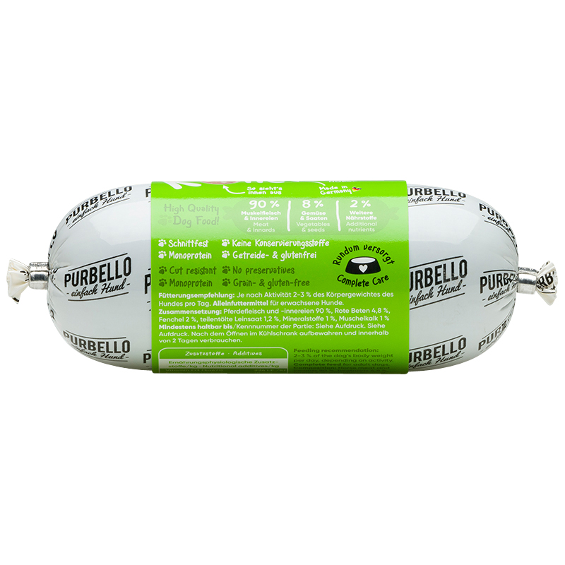 Purbello - Hunderolle mit Pferd - 1 x 200g - 5