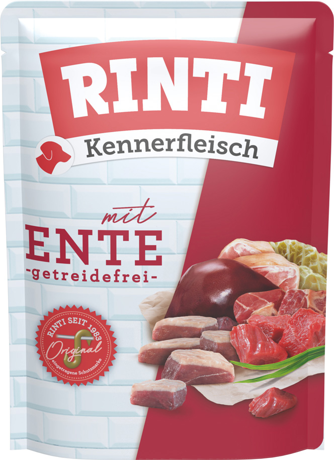 Rinti Kennerfleisch Ente Pouch