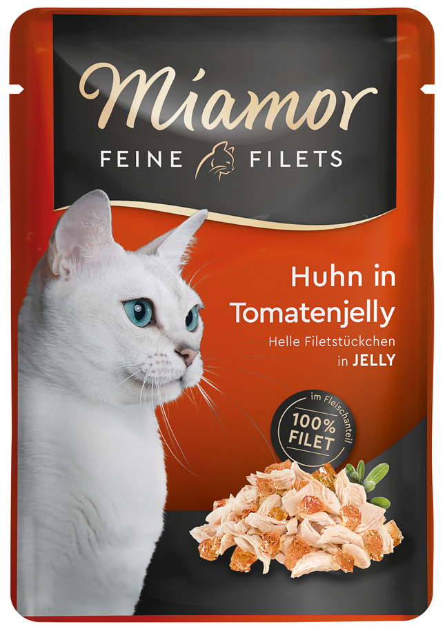 Feine Filets Huhn in Tomatenjelly
