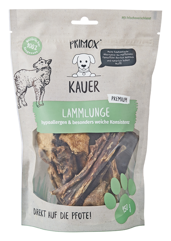 Primox Kauer Lammpansen 175 g im Beutel hypoallergen & besonders weiche Konsistenz