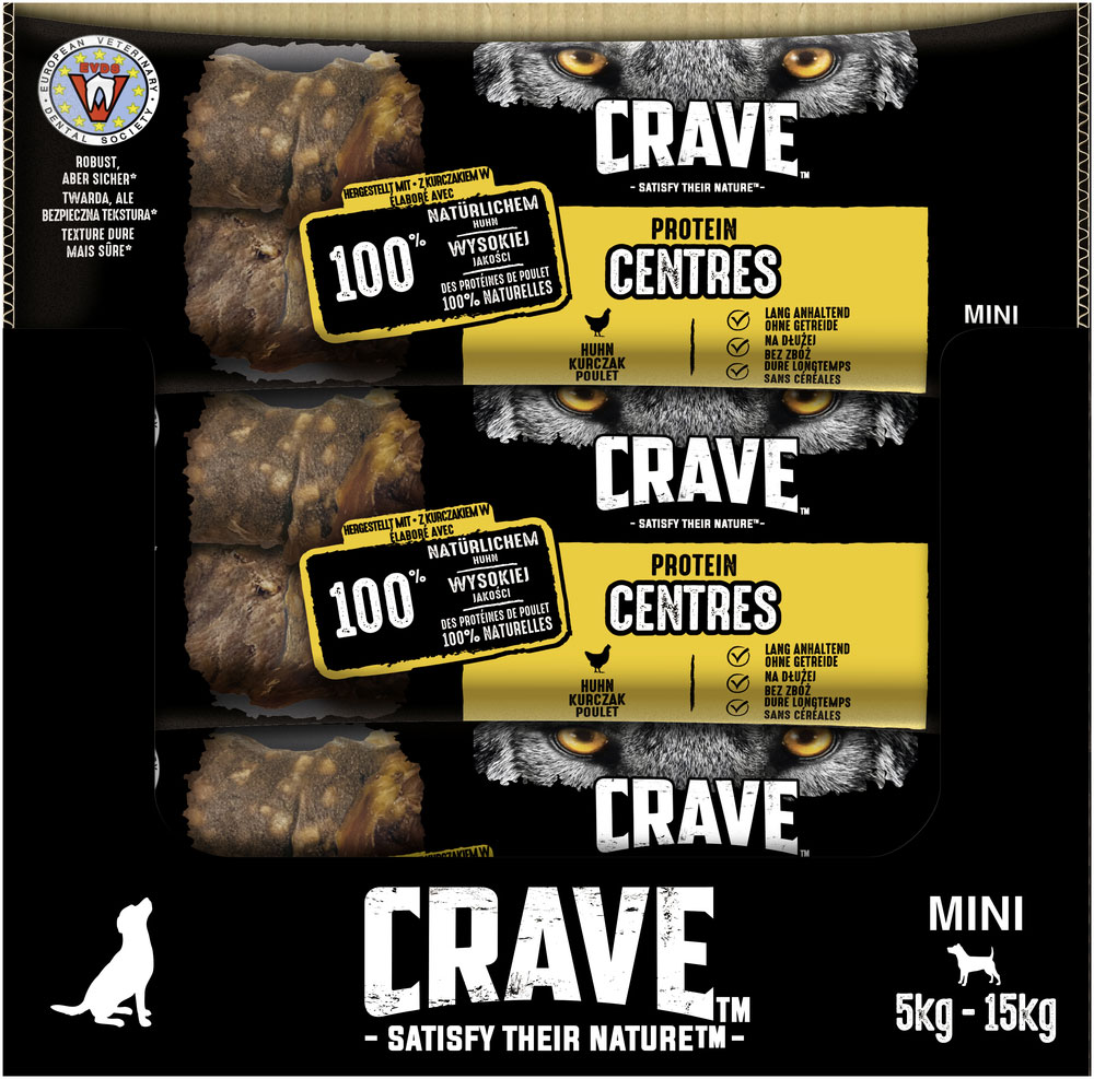 Crave - Protein Centres Mini mit Huhn - 1 x 72g - 3