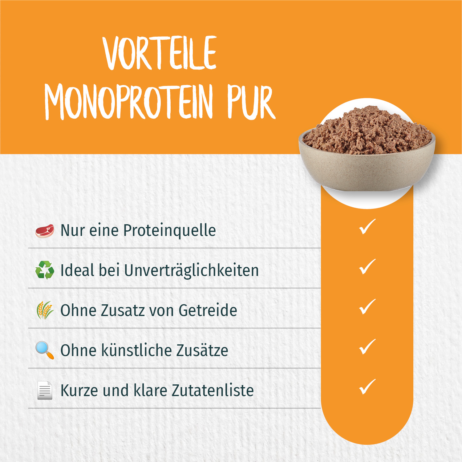 Primox - Hunde Nassfutter Huhn PUR 6 x 400G - 6 x 400g - 4