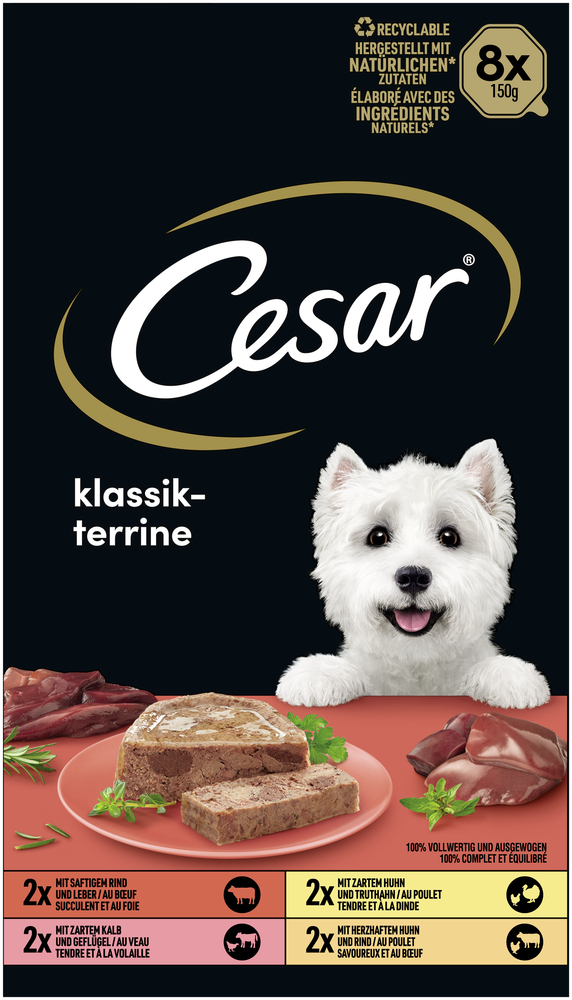 Cesar - Multipack Klassik-Terrine - 3 x 1200g - 4