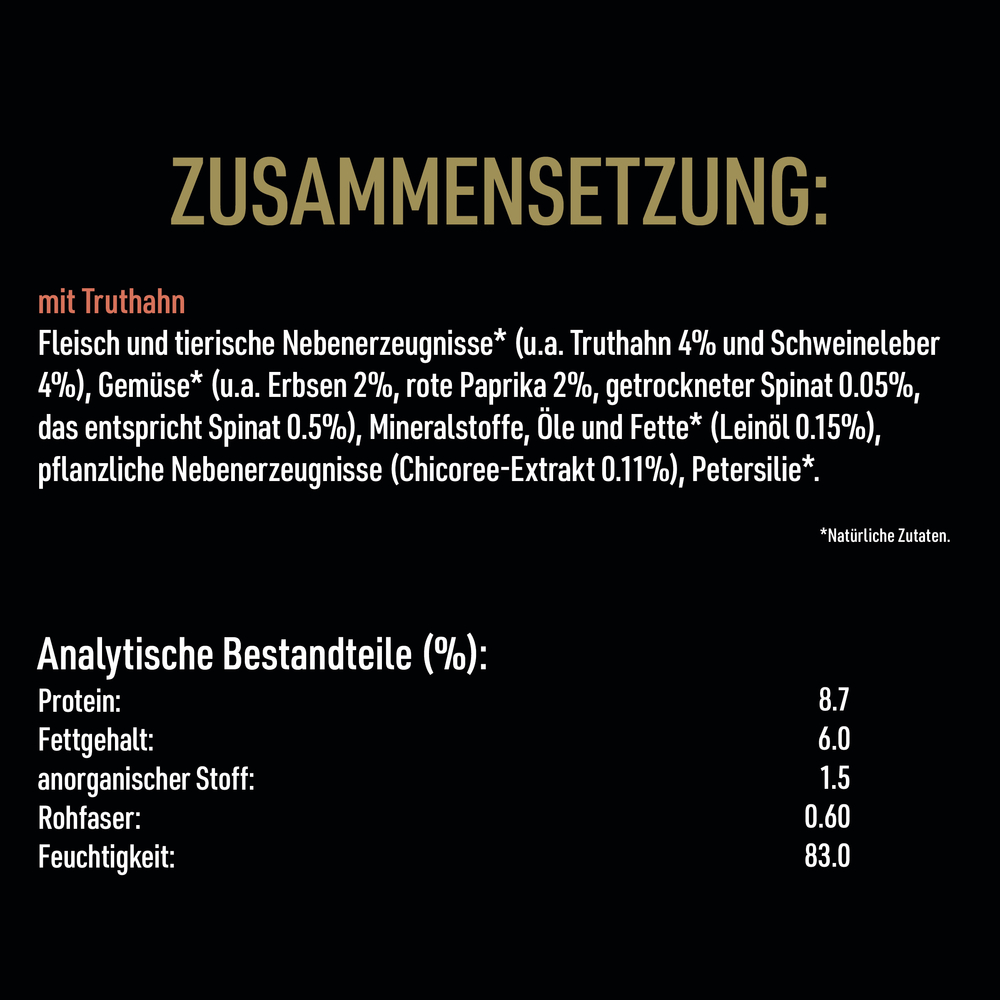 Cesar - Goodness Terrine mit Truthahn, getreidefrei - 16 x 100g - 7