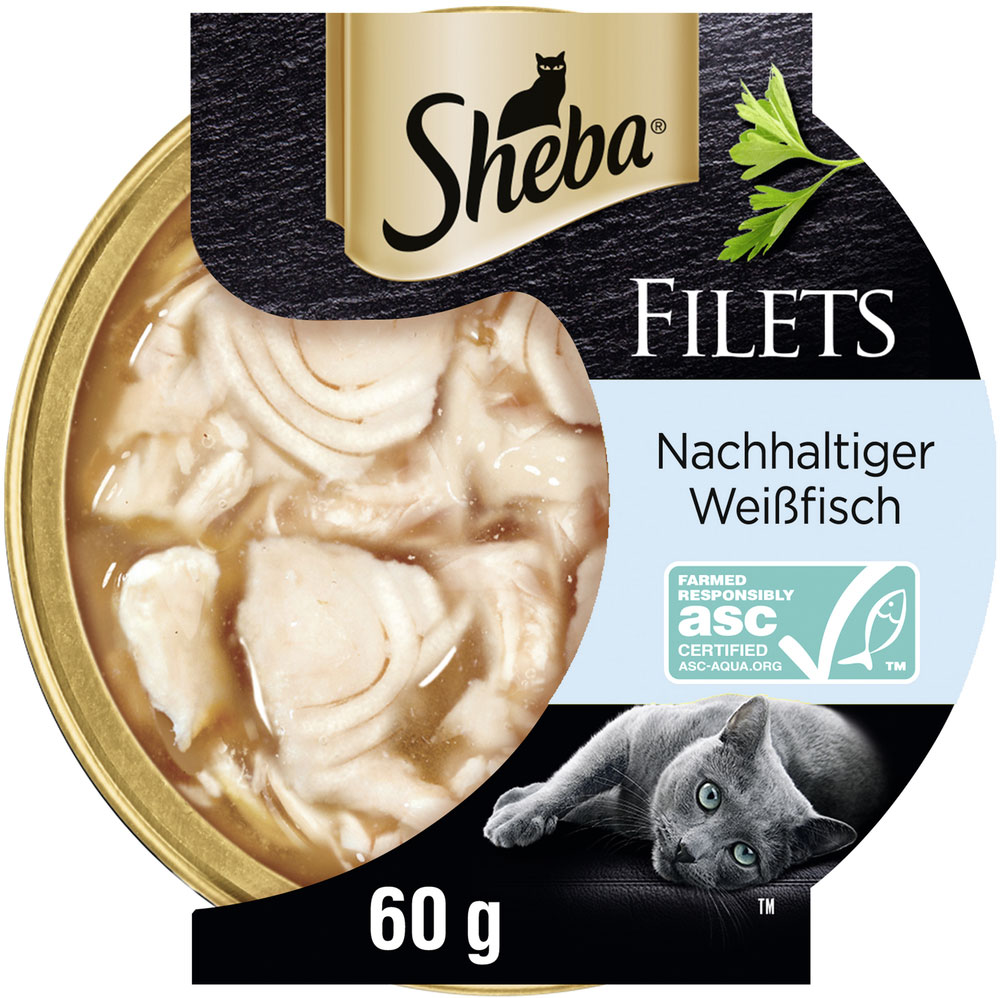 Sheba - Filets mit Weißfisch - 16 x 60g - 2