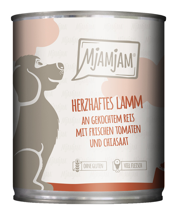 herzhaftes Lamm an gekochtem Reis mit frischen Tomaten