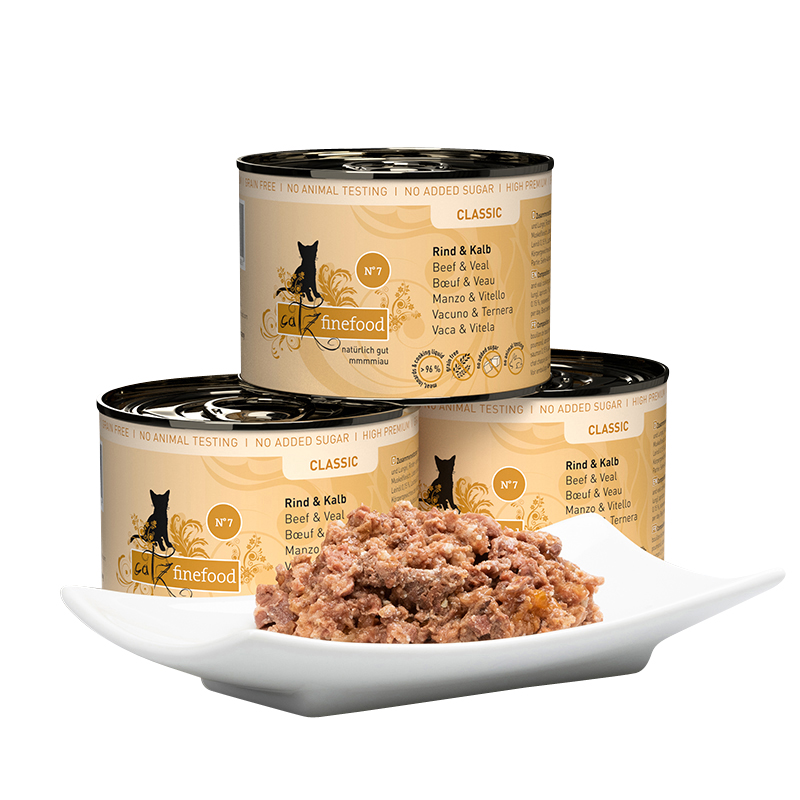 Catz Finefood - No. 7 Kalb & Rind - 6 x 200g - 3