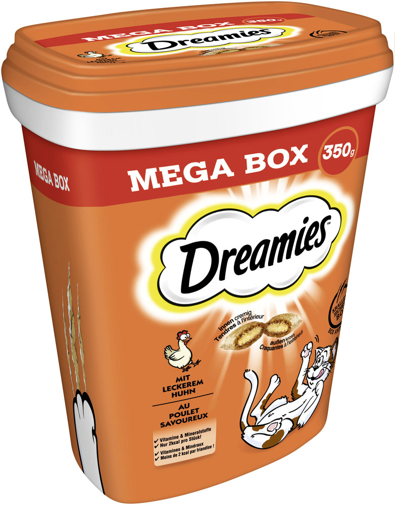 Dreamies - Dreamies Box mit Huhn - 1 x 350g - 3
