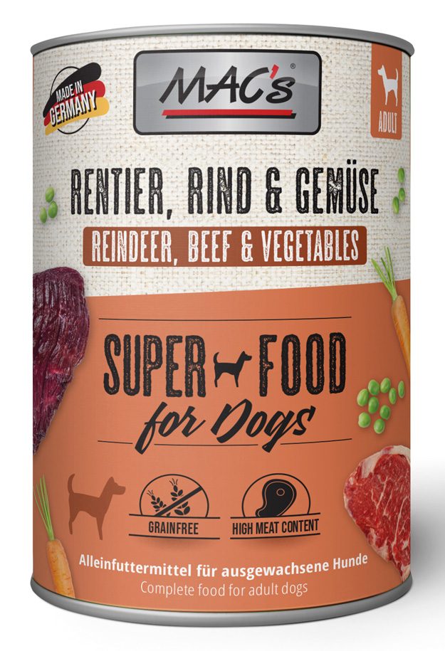 DOG Rentier & Gemüse