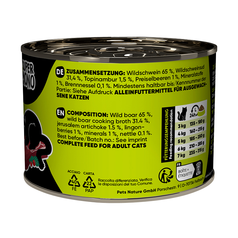 Lucky Lou - SuperMono mit Wildschwein - 6 x 200g - 2