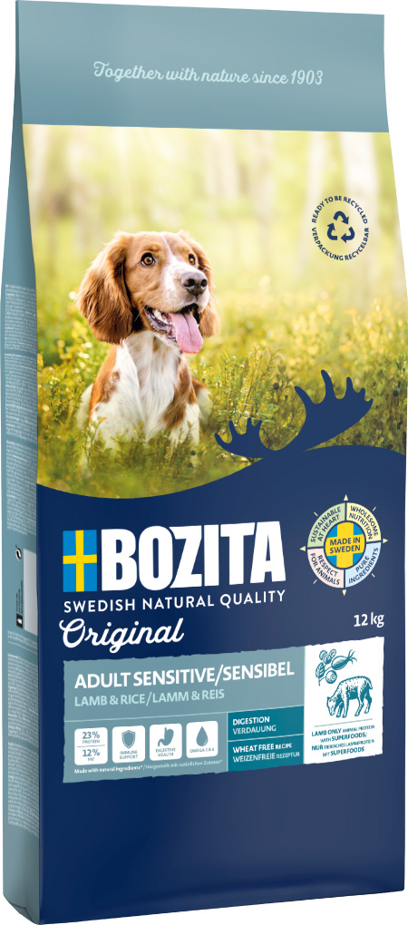 Bozita - Original Adult Sensitive Lamb - 1 x 12kg - 5