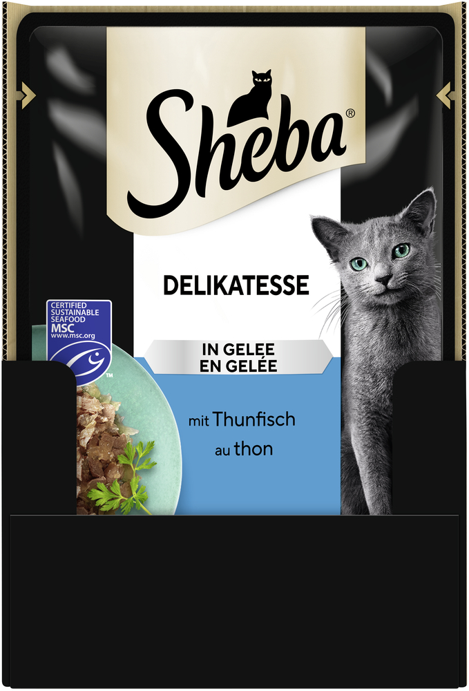 Sheba - Delicatesse in Gelee mit Thunfisch - 28 x 85g - 3