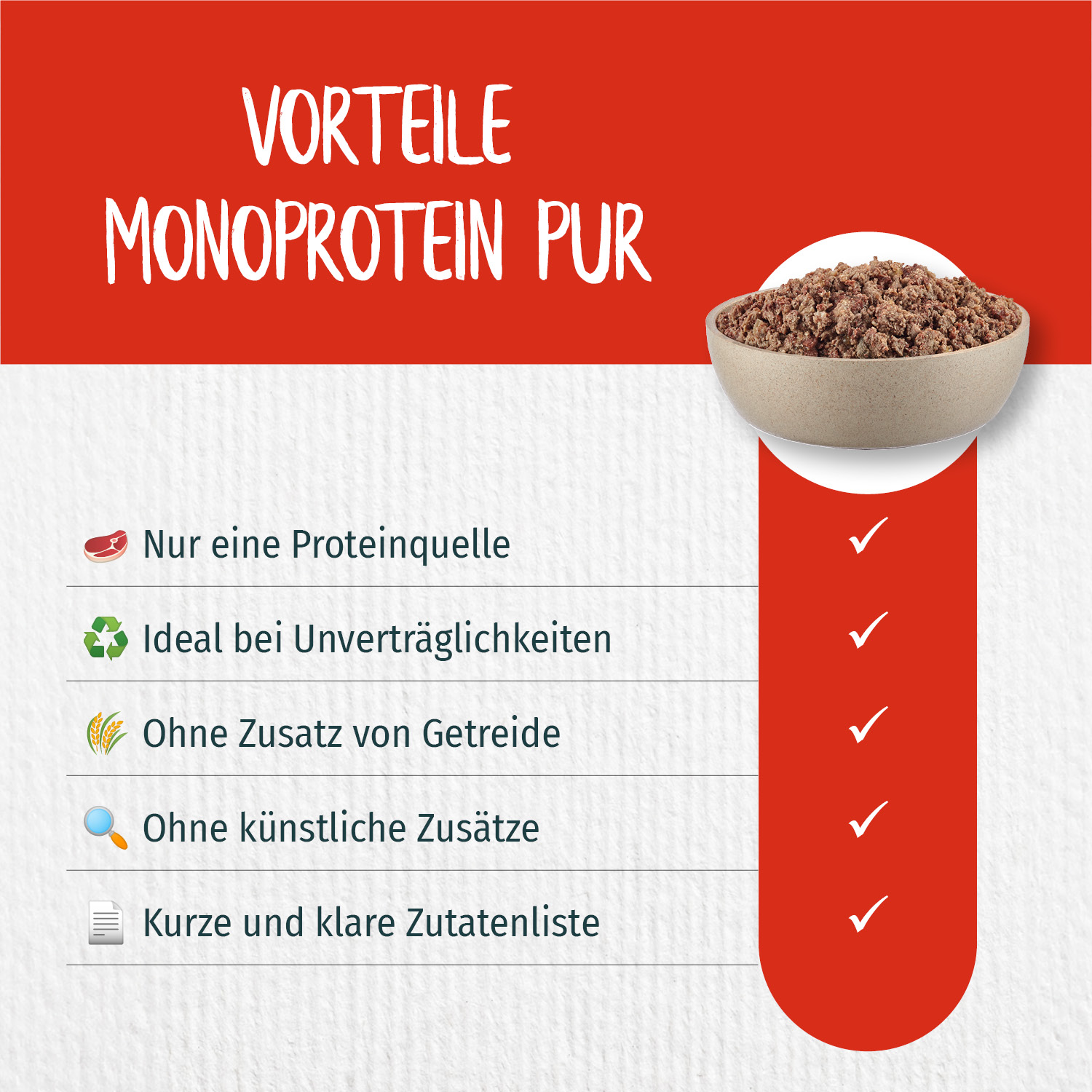 Primox - Hunde Nassfutter Rind PUR 6 x 400G - 6 x 400g - 4