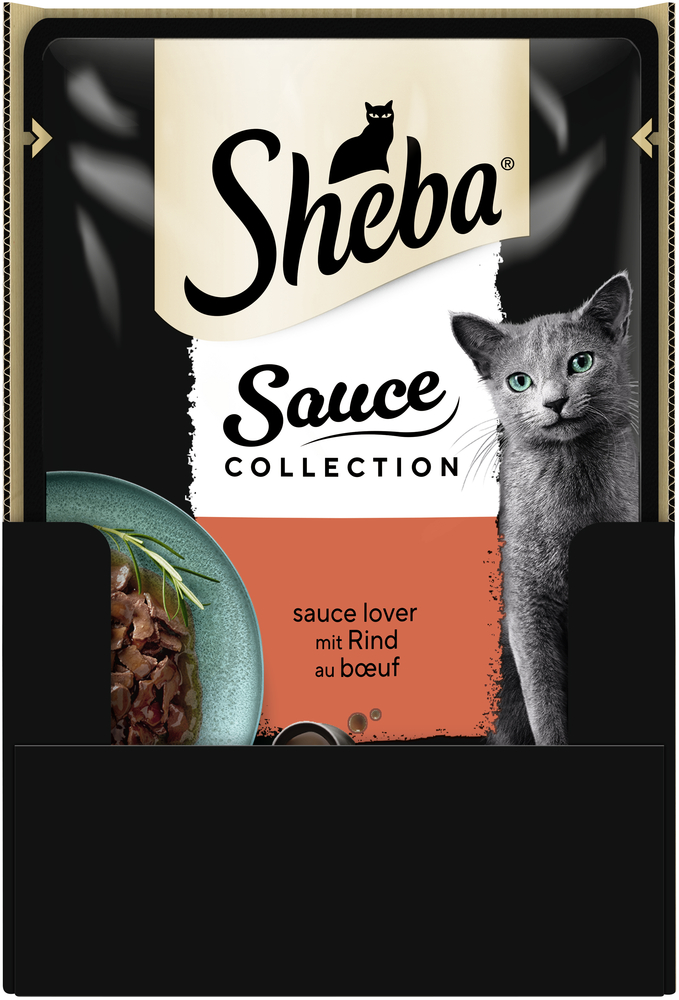 Sheba - Collection Sauce Lover mit Rind - 28 x 85g - 3