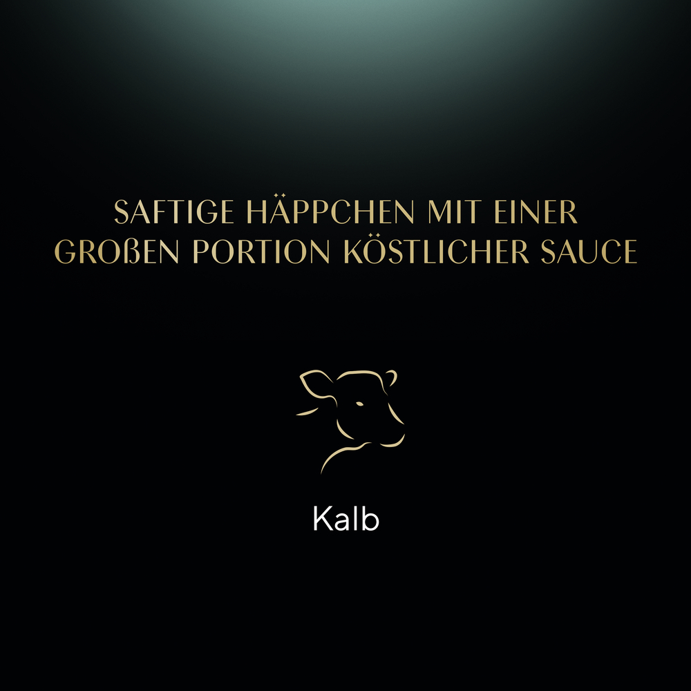 Sheba - Collection Sauce mit Kalbshäppchen in heller Sauce - 22 x 85g - 10