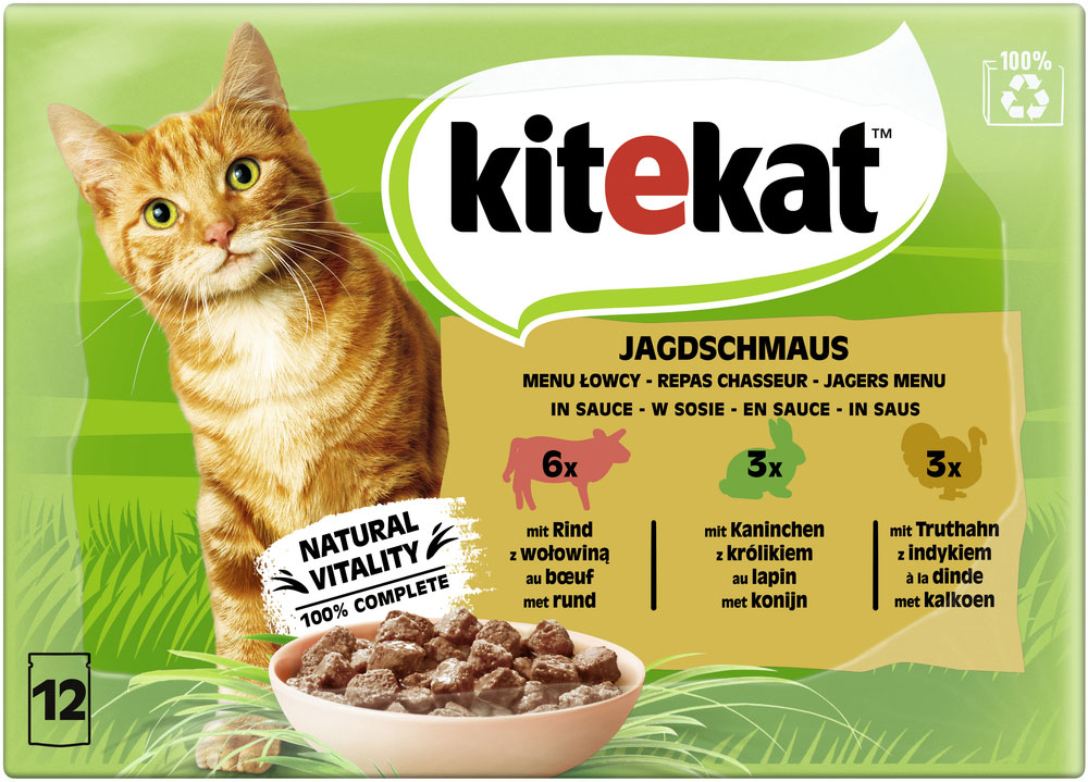 Kitekat - MP Jagdschmaus - 4 x 12X85g - 4